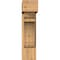 Ekena Millwork Olympic Block Smooth Bracket w/ Offset Brace, Western Red Cedar, 7 1/2"W x 22"D x 30"H BKT0806X22X30OLY05SWR - alternate 3